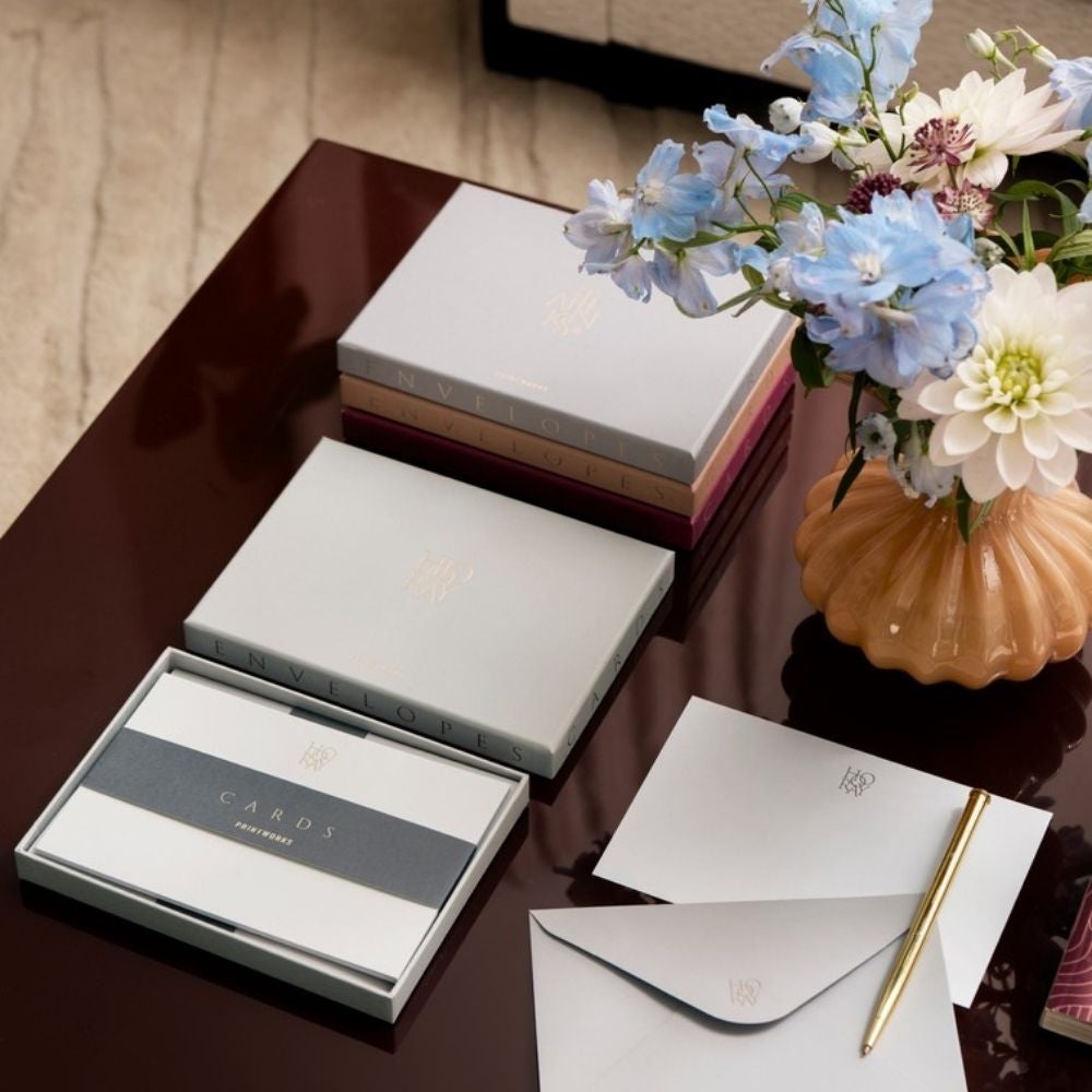 Card & Envelope Set - Hooray Grey