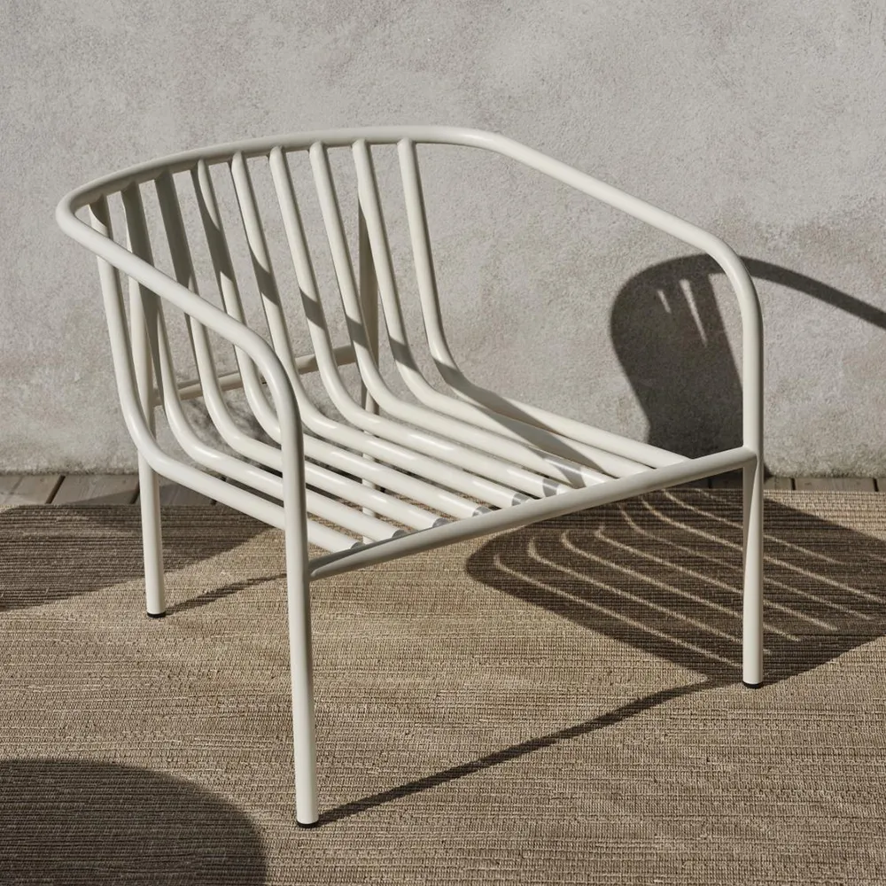 Bendt Sessel Teddy Beige/Pearl White