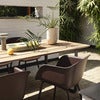 70/70 Esstisch 225x90 cm Sapele Mahogany/Anthracite Black