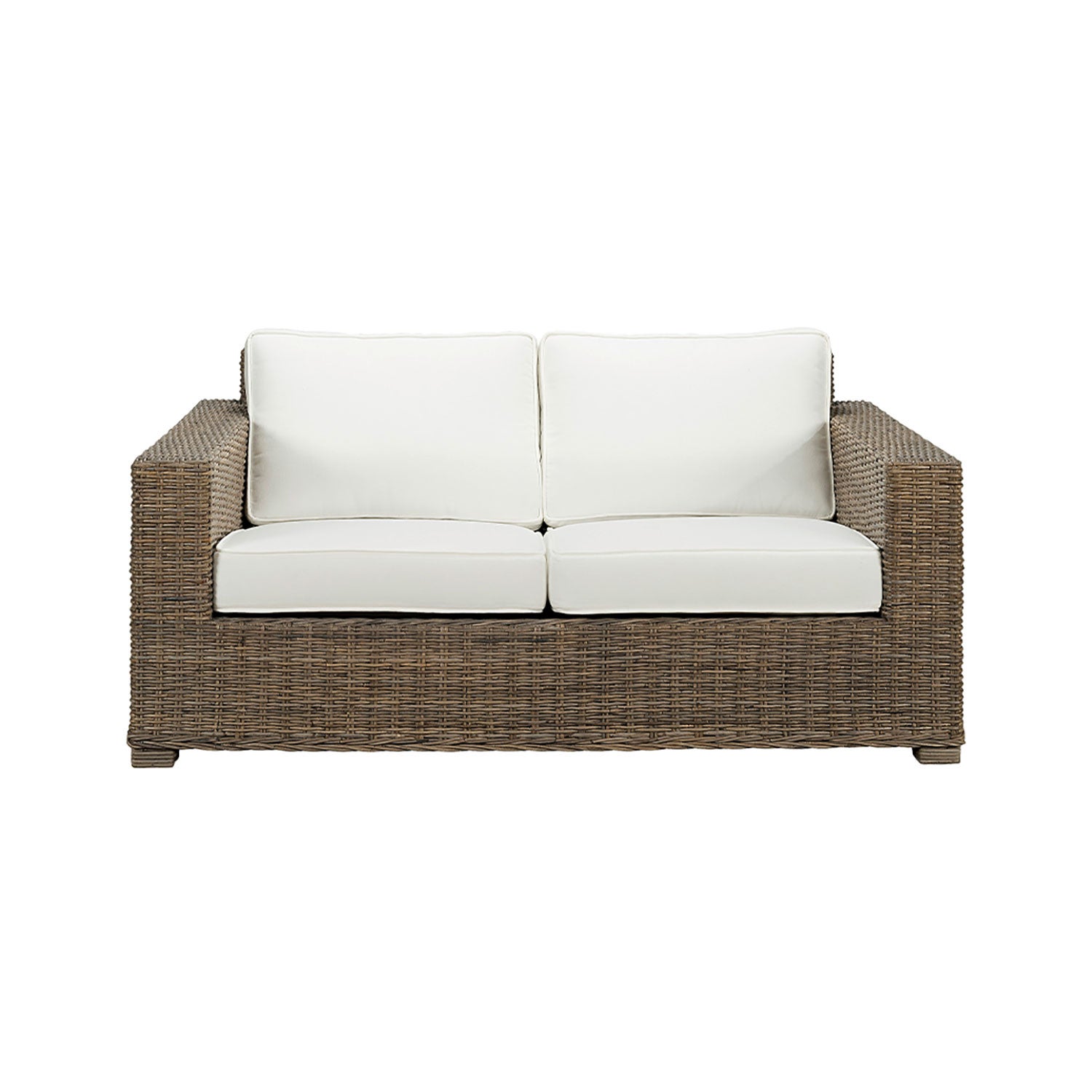 Hudson 2-Sitzer Sofa aus Rattan