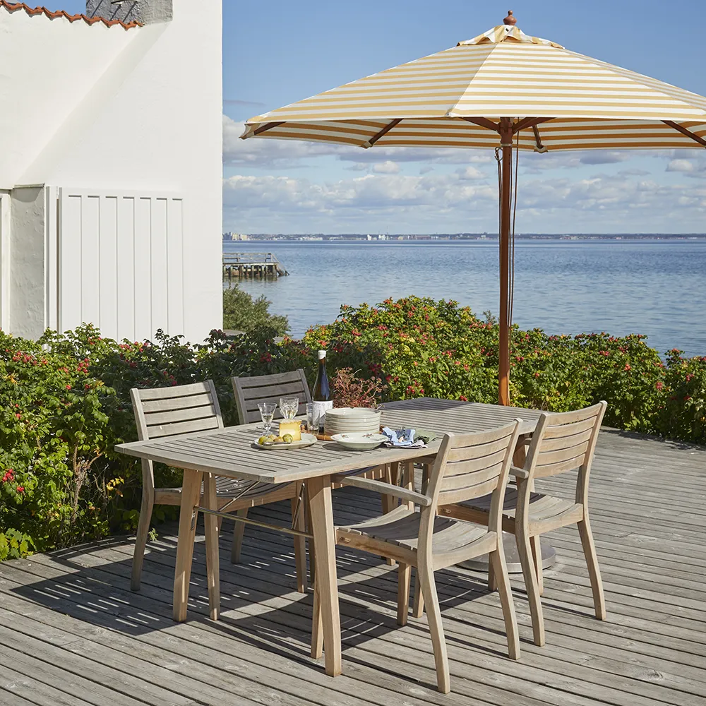 Ballare Esstisch 90x196 296 cm Teak