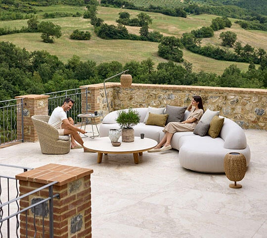 Mellow Sofa Mittelmodul Sand