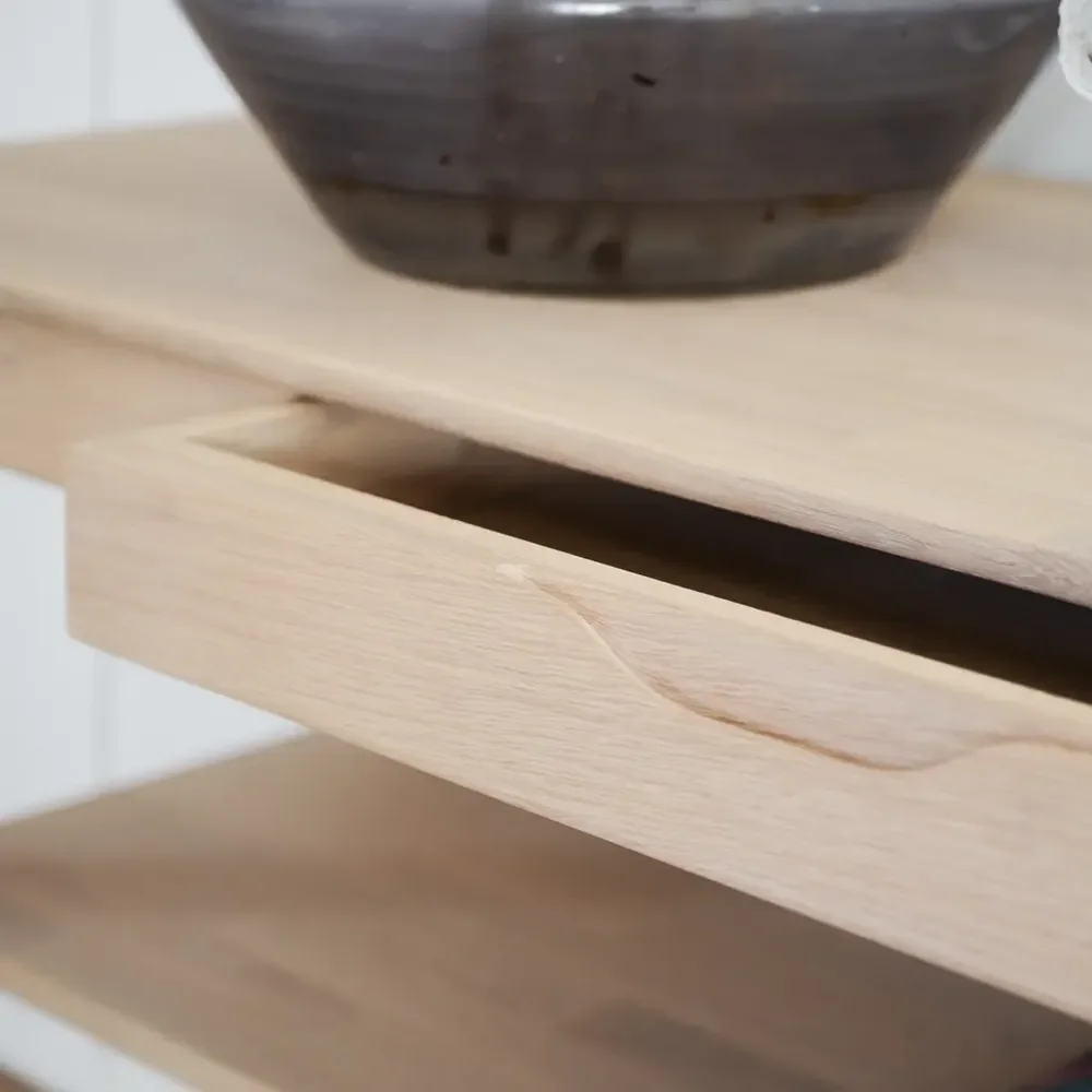 Markham Konsolentisch Eiche weiß pigmentiert