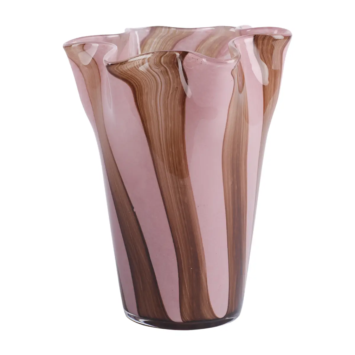 MIMOSA Vase Rosa/Braun