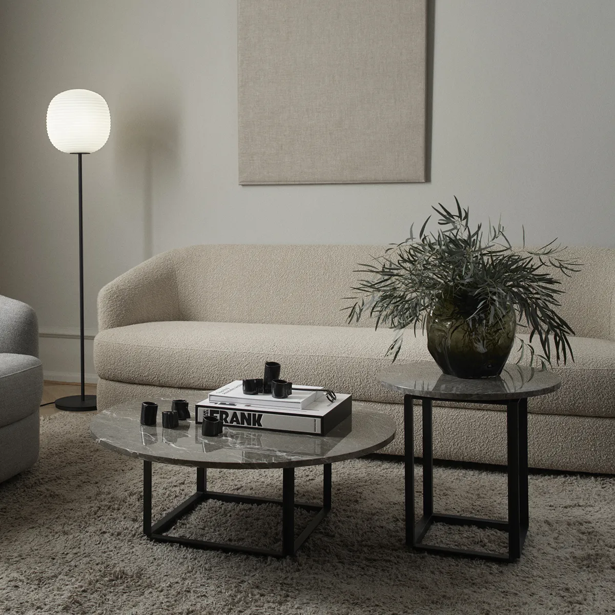 Sofa Covent Deep (3-Sitzer) Hemp