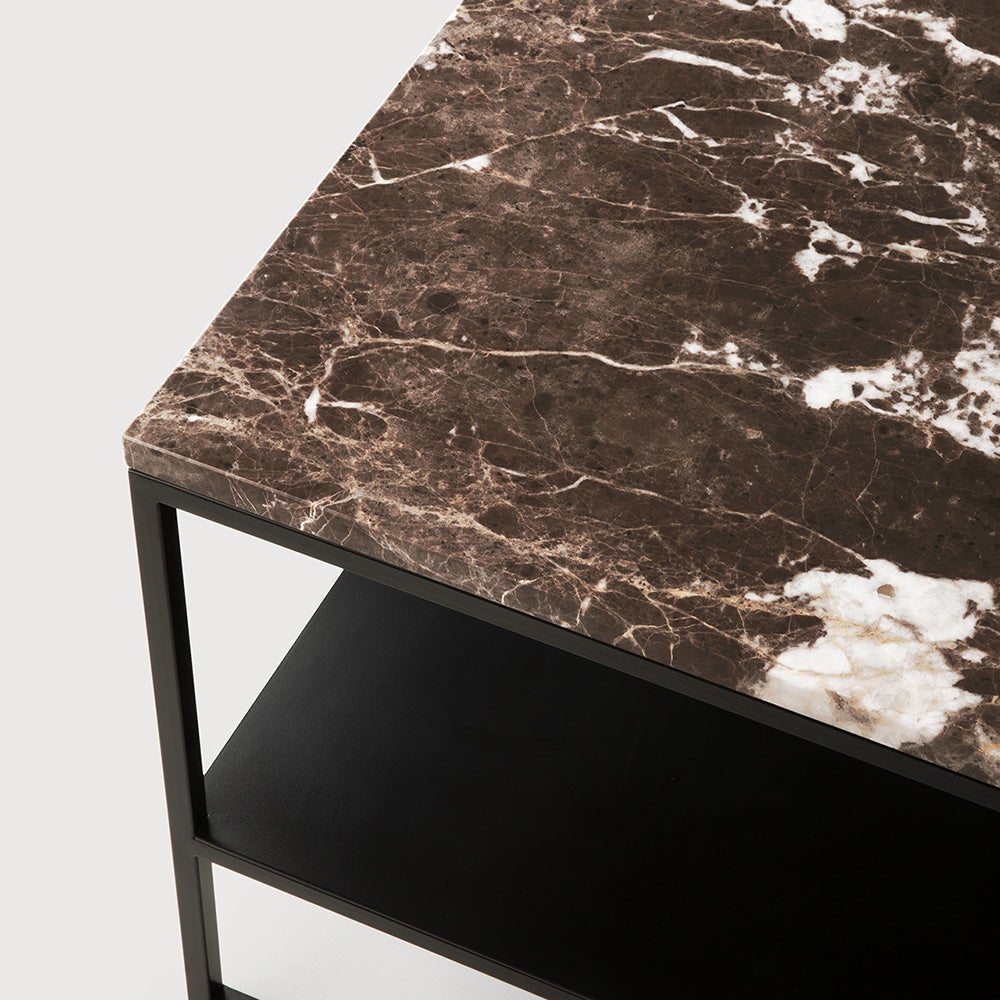 Steinbeistelltisch Dark Emperador 