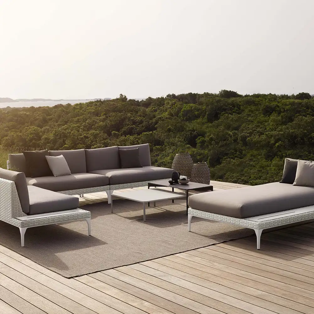 MU Couchtisch 90x90 Glas vulcano