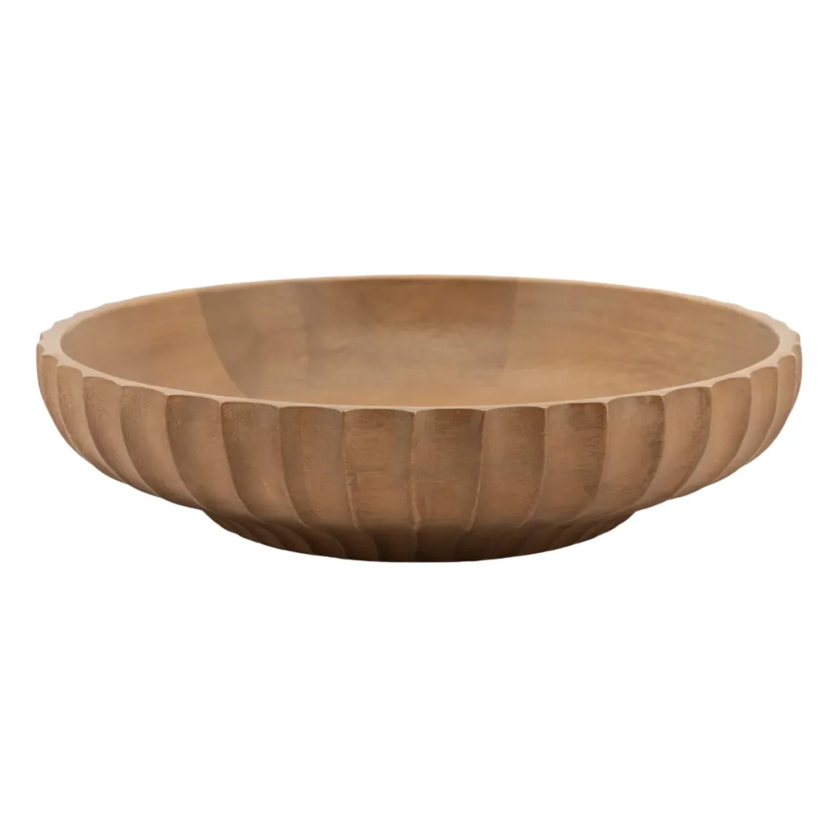 Yori large Schale 25x25x6 cm Mangoholz Braun