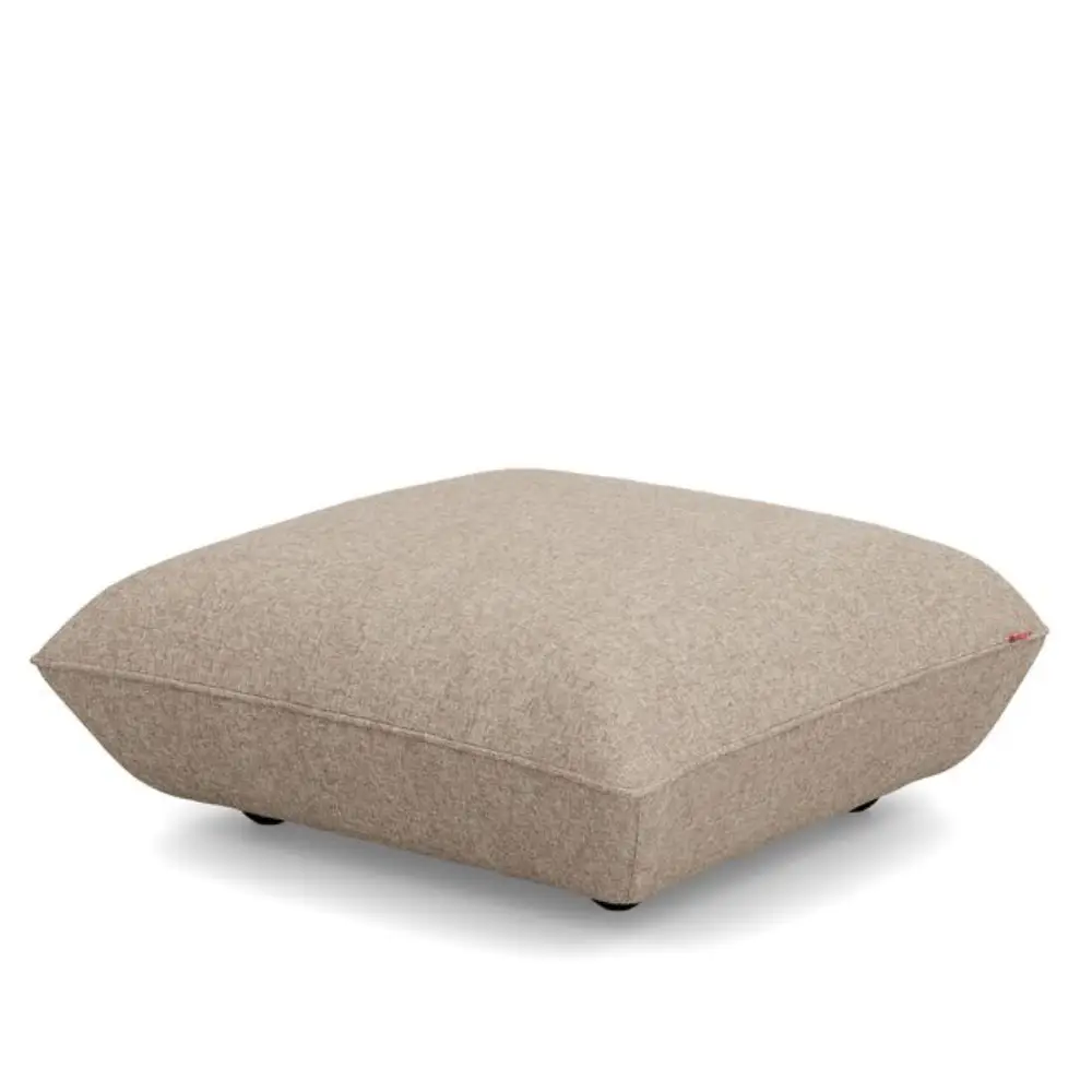 sumo fußbank boucle recycled brown