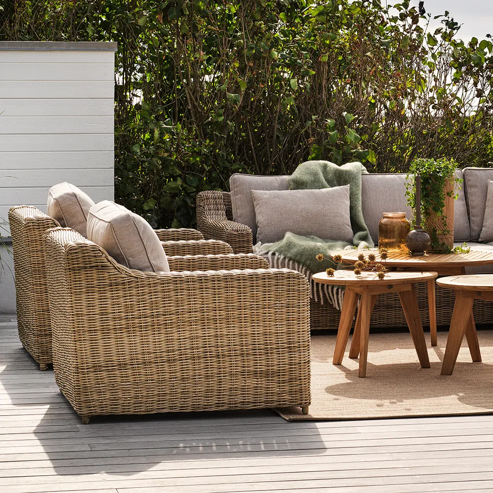 Glendon 3-sitzer-sofa  Rustic / Beige