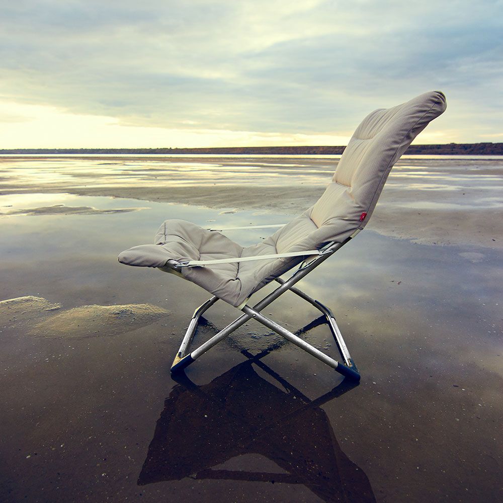 Fiesta soft Sonnenliege grau olefin