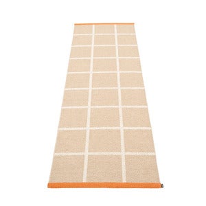 Gewebter Teppich Criss Beige 70x225 cm
