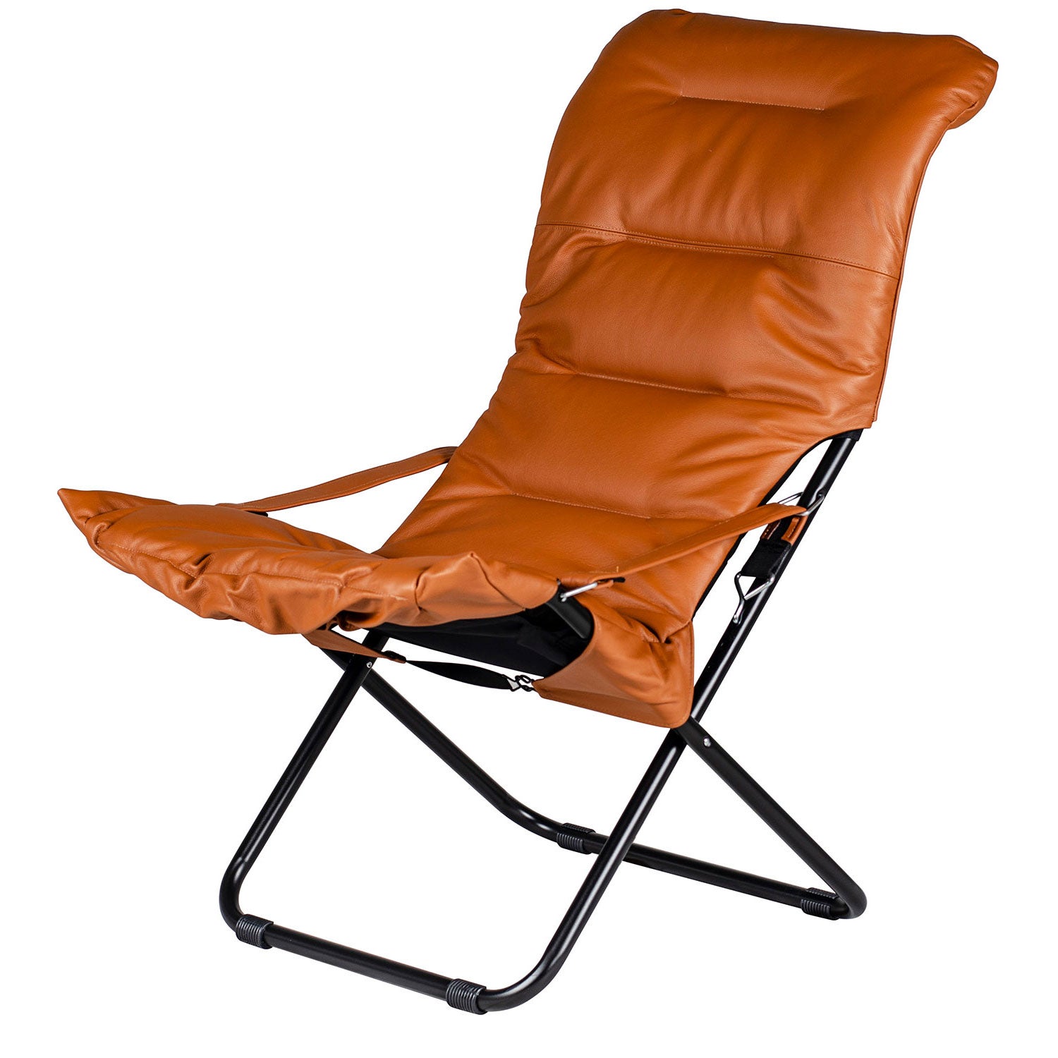 Fiesta Liegestuhl cognac Leder