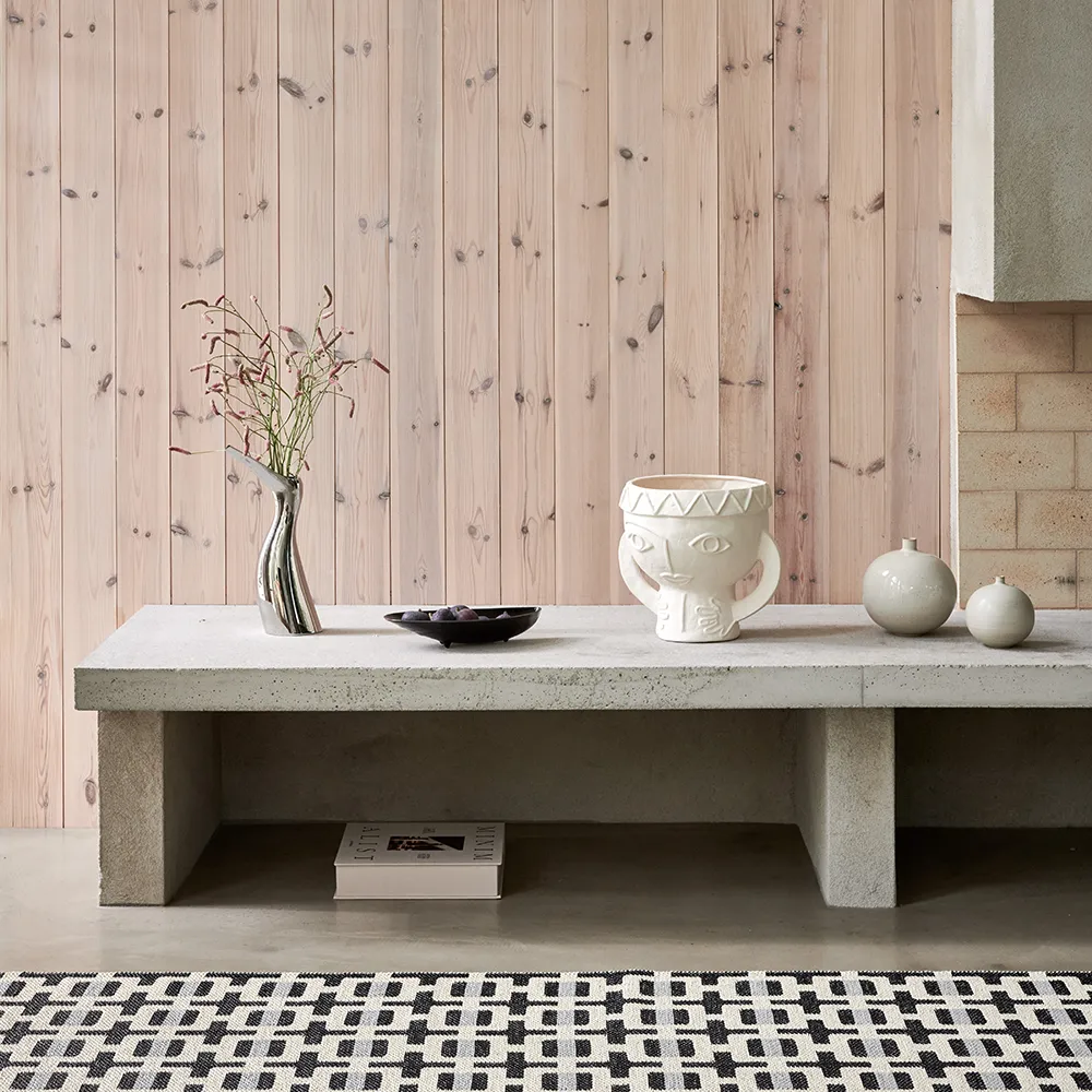 Tom teppich Black/Cream/Warm Grey 70 x 240 cm