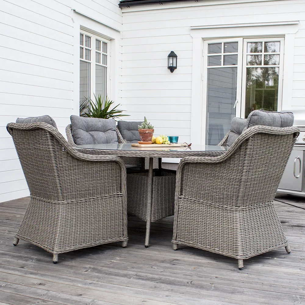 Vikelund Esszimmerstuhl Grau 2er-Pack