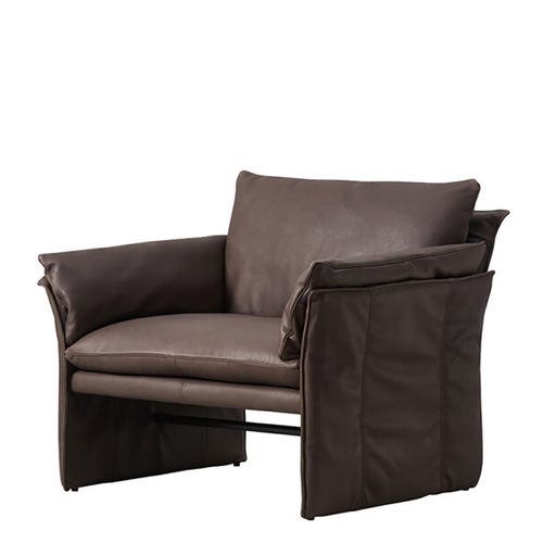Harlem Sessel in Leder-Espresso