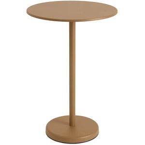 Linear Steel Stehtisch Ø70 cm Burnt Orange 