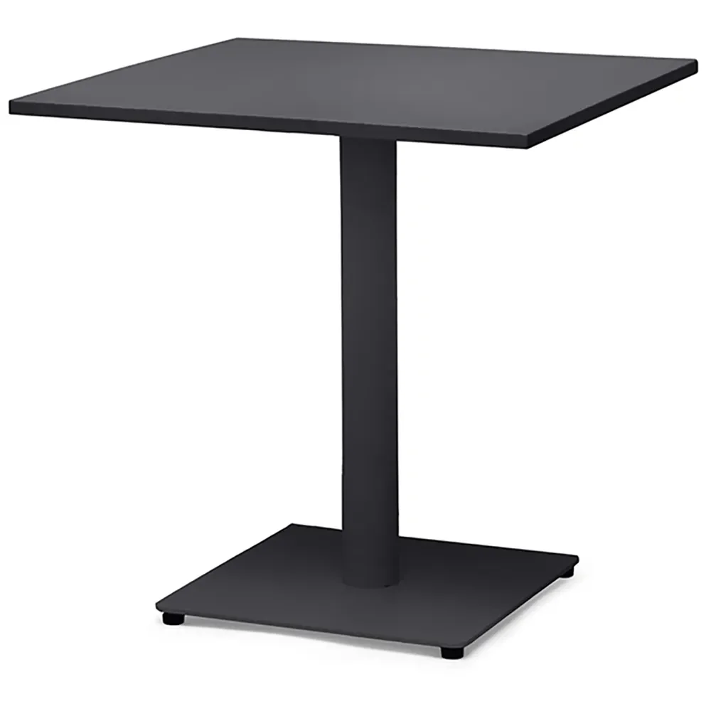 Näsby Couchtisch 70x70 cm Schwarz 