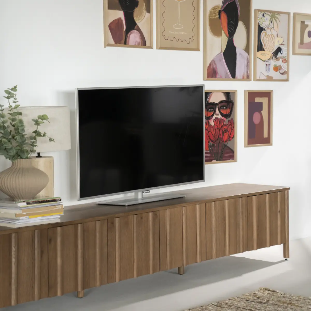 Jake 6 drs. TV-Schrank - braun