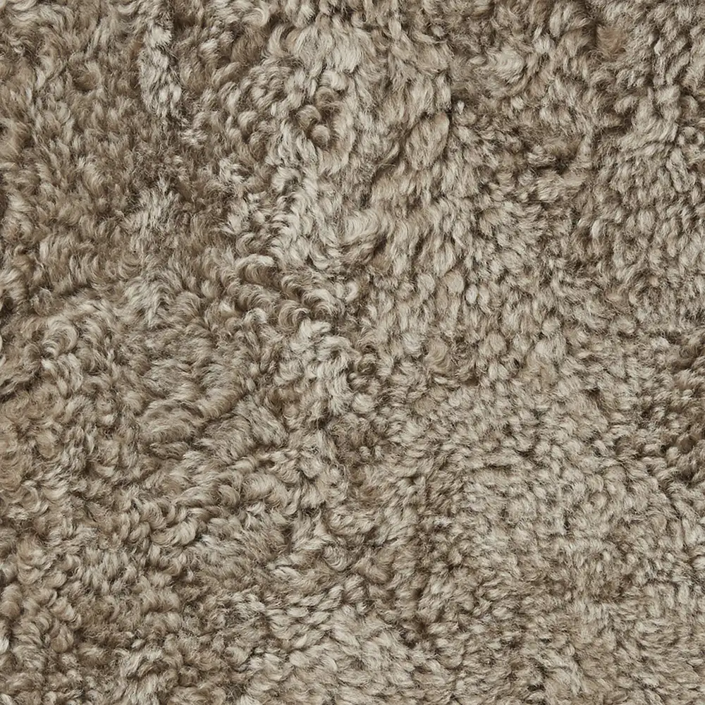 Rundes Sitzkissen Ø34 cm Hellbraun