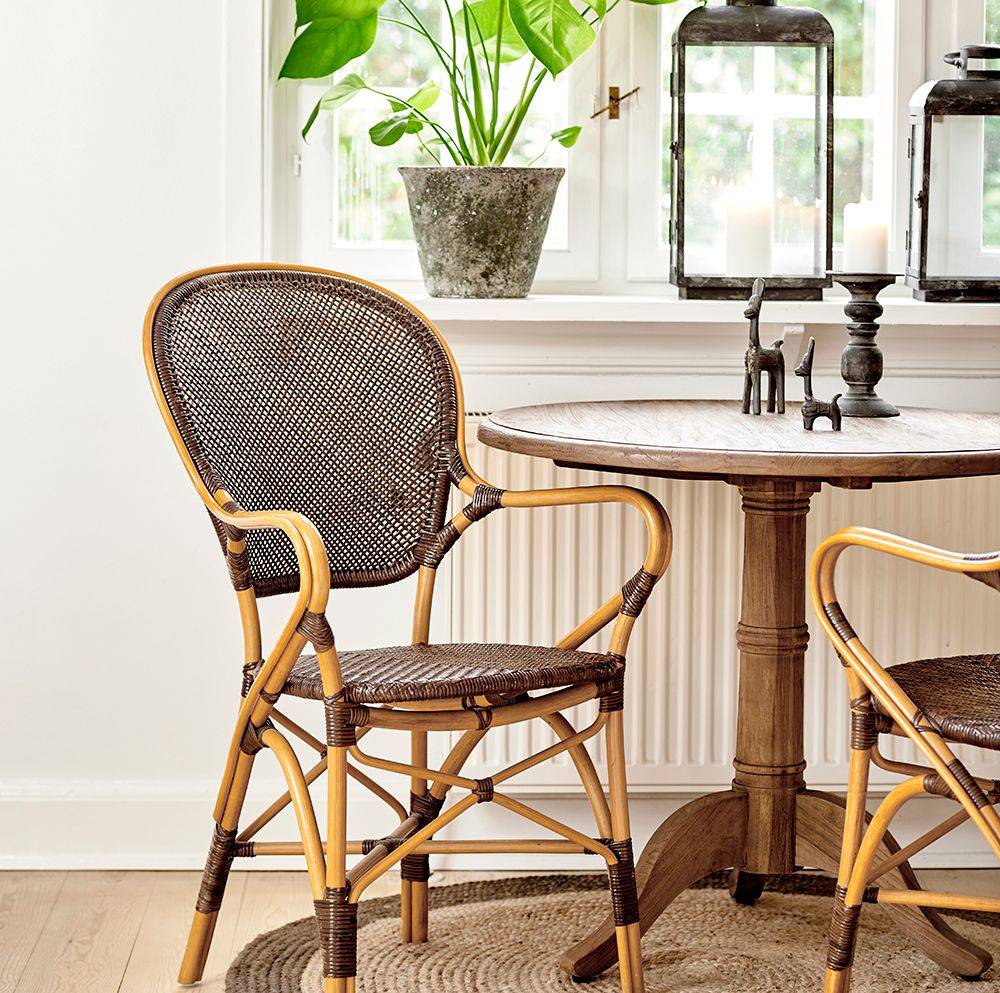 Rossini Esszimmerstuhl Rattan antik