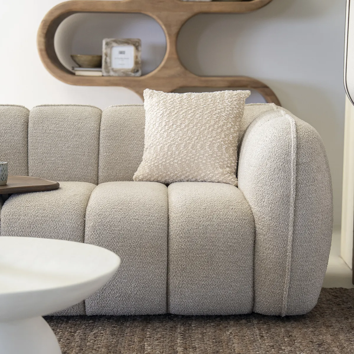 Sofa Cubetto (2,5-Sitzer) Taupe