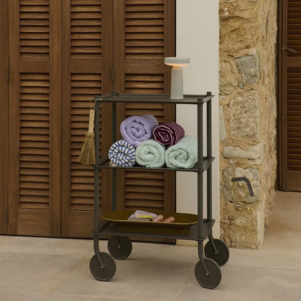 Flow Servierwagen 3 Etagen Blue-Grey 