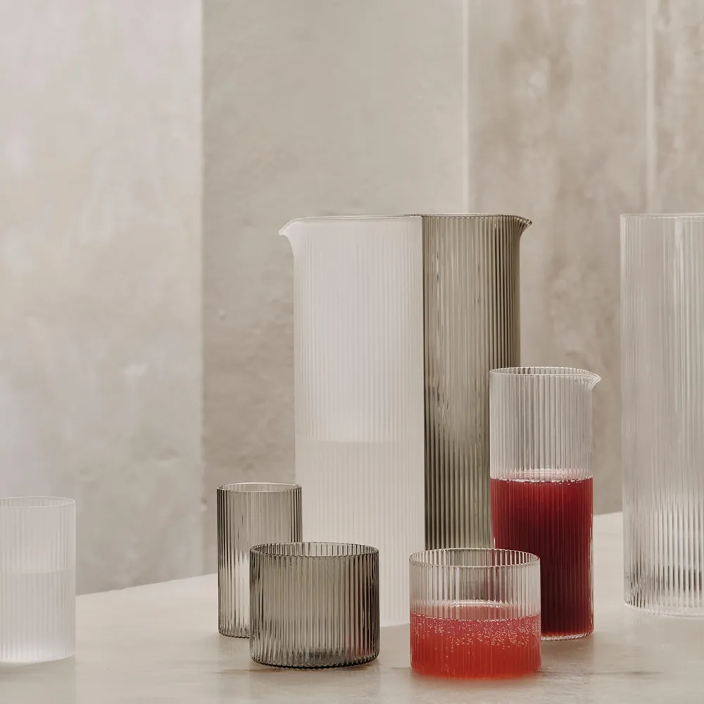 Ripple Wasserkaraffe - Smoked Grey