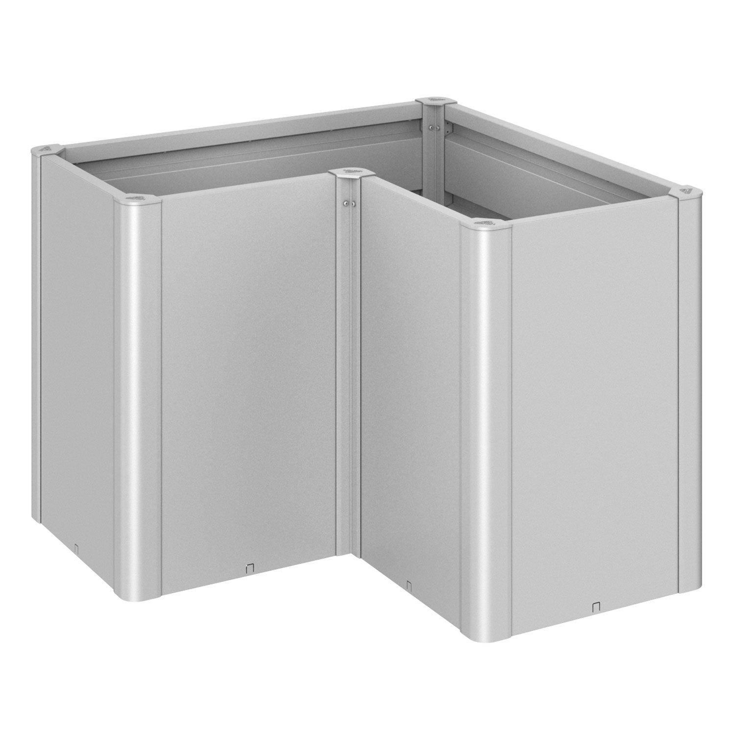 Belvedere Pflanzbeet maxi Größe l100 metallic silber