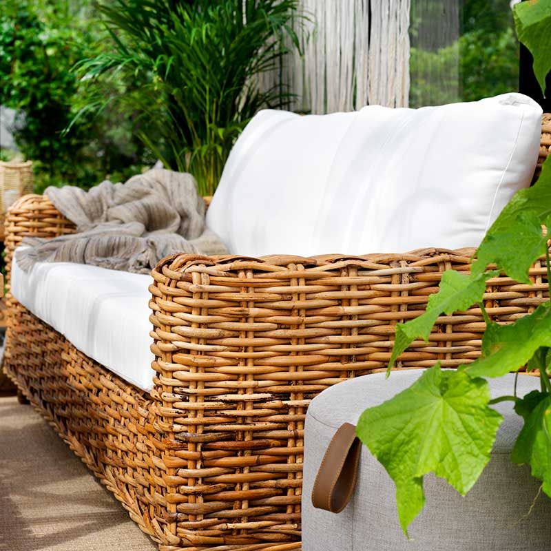 Rossvik 2,5-Sitzer Sofa natur/weiß