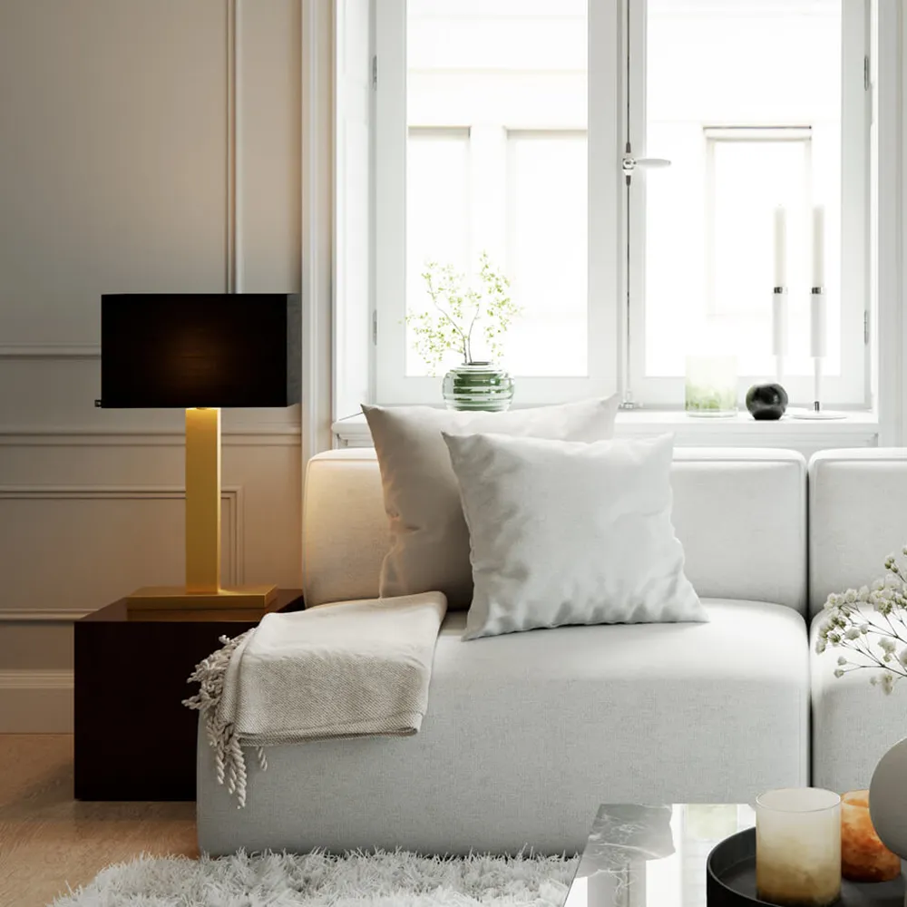 Prime Tischleuchte 69 cm Messing