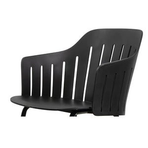 Choice der Stuhlschale INDOOR/OUTDOOR Schwarz, 100% recyceltes Polypropylen