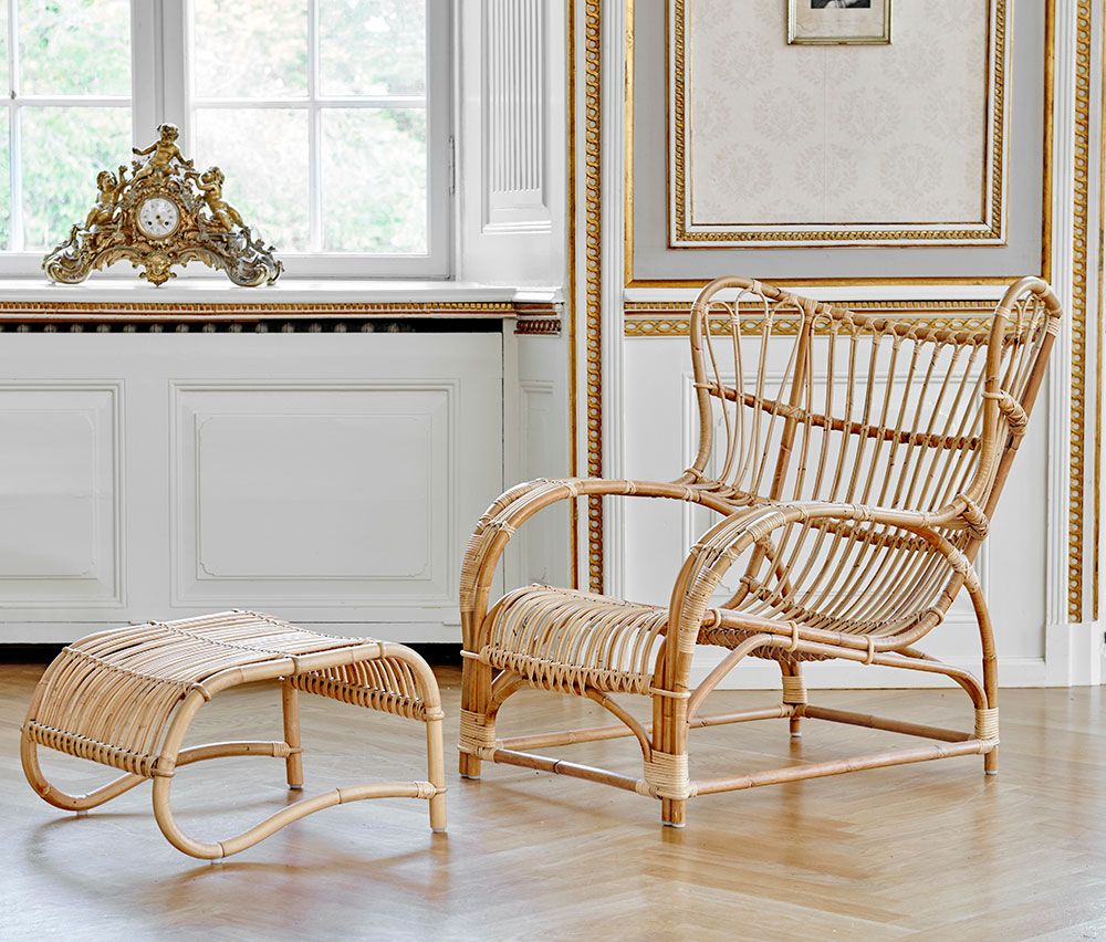 Teddy Rattan Sessel Natur