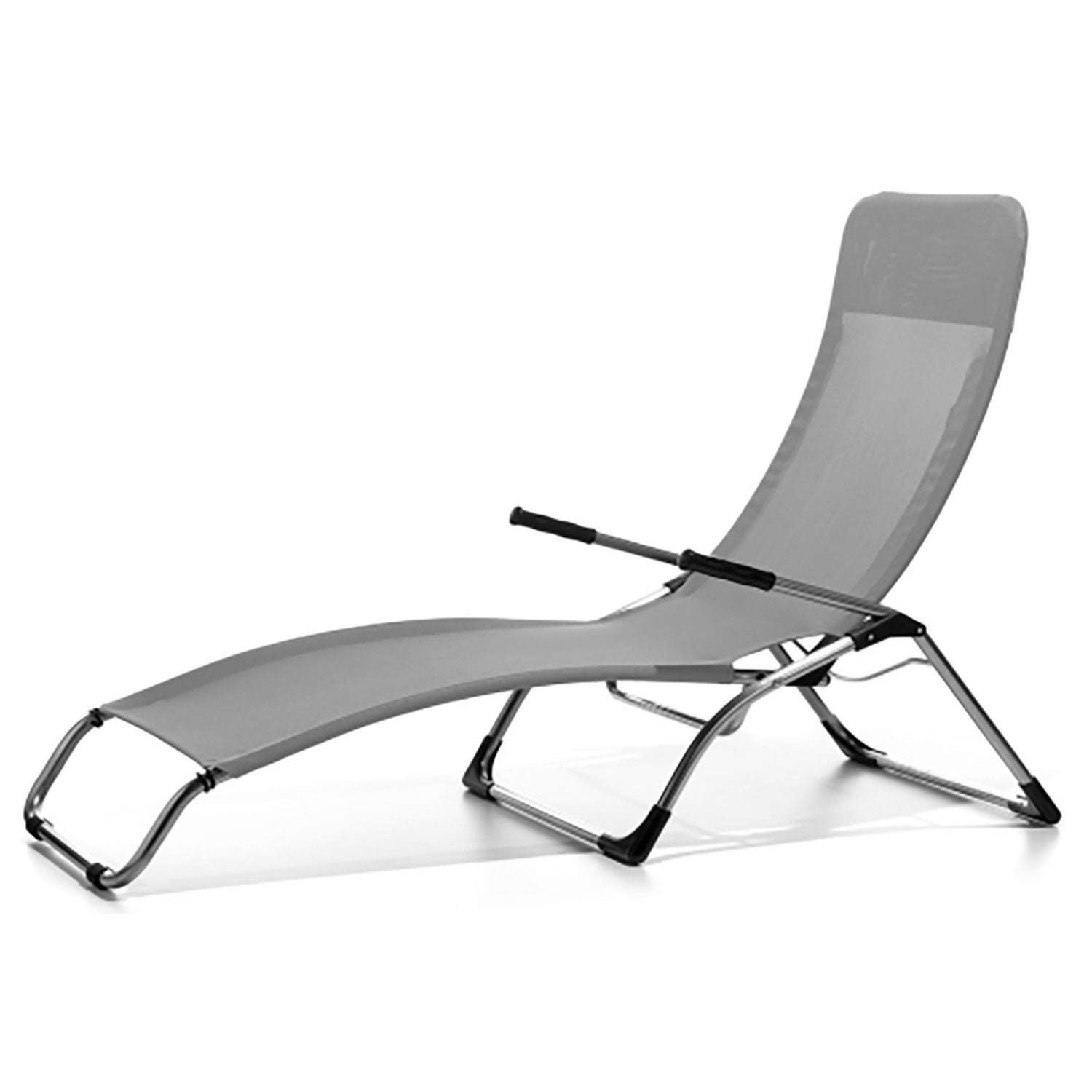 Samba Sonnenliege grau Aluminium/Textilene
