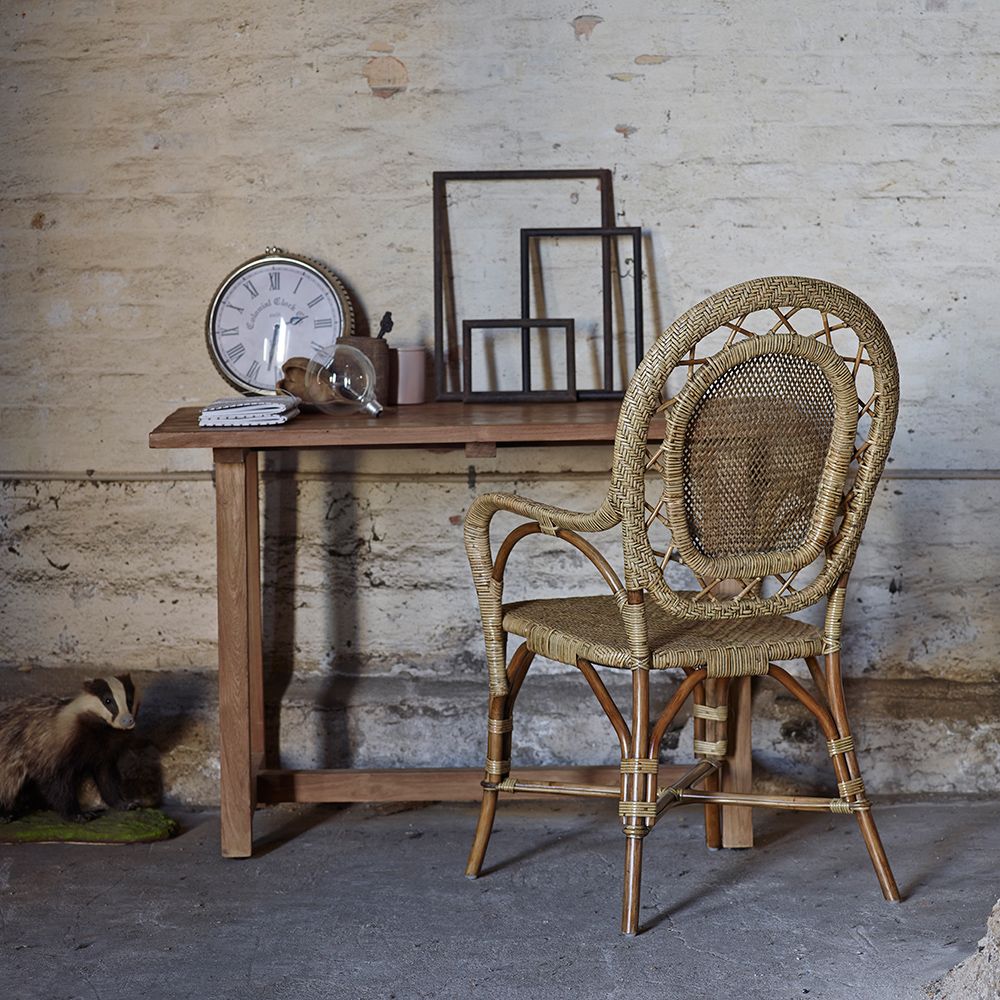 Lucas Schreibtisch Teakholz