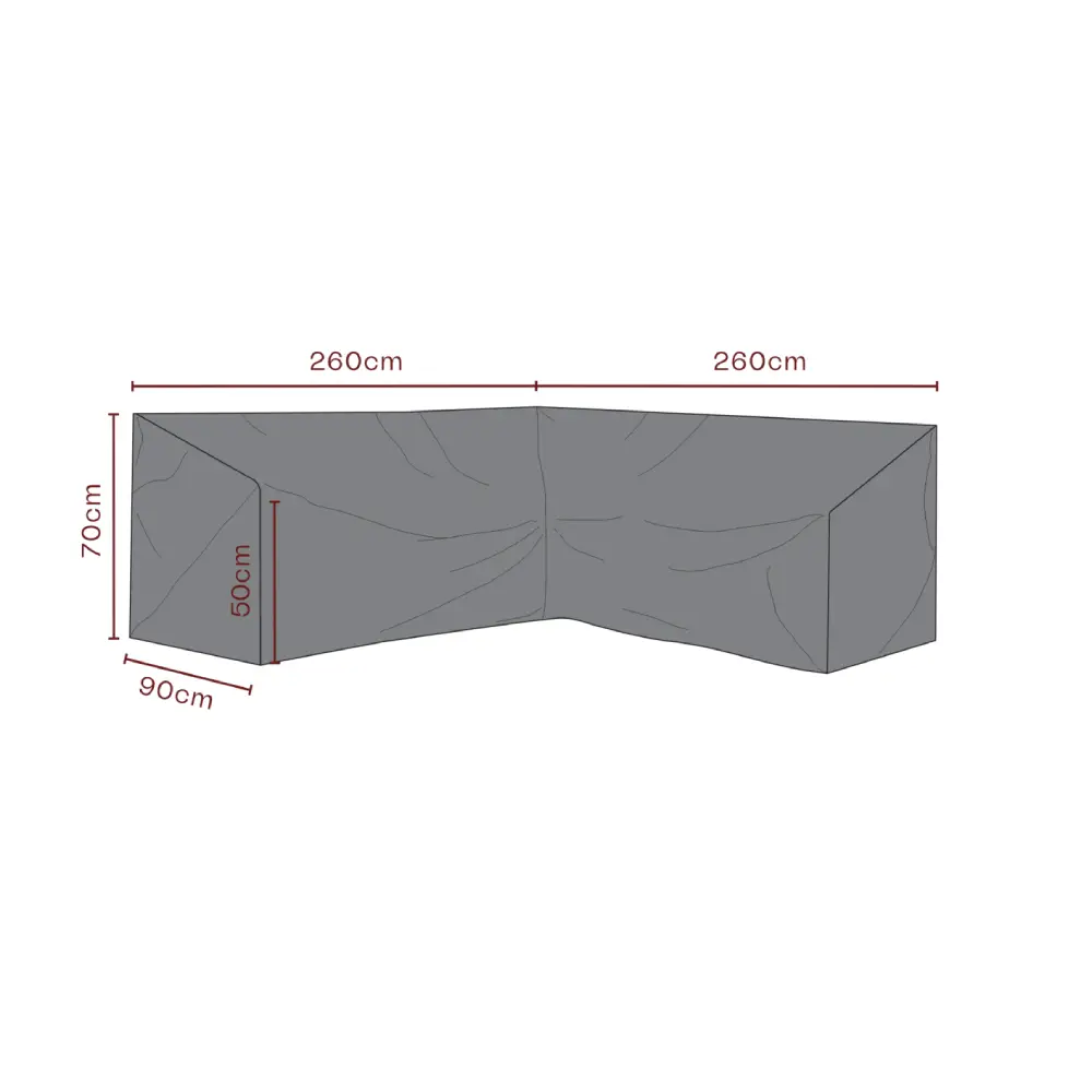 Möbelbezug Ecksofa 260/260x70x90 cm Premium