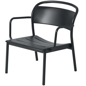 Linear Steel Sessel Anthracite Black