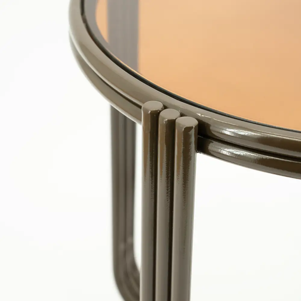 Groovy Beistelltisch – braun, 42,5 x 42,5 x 42,5 cm