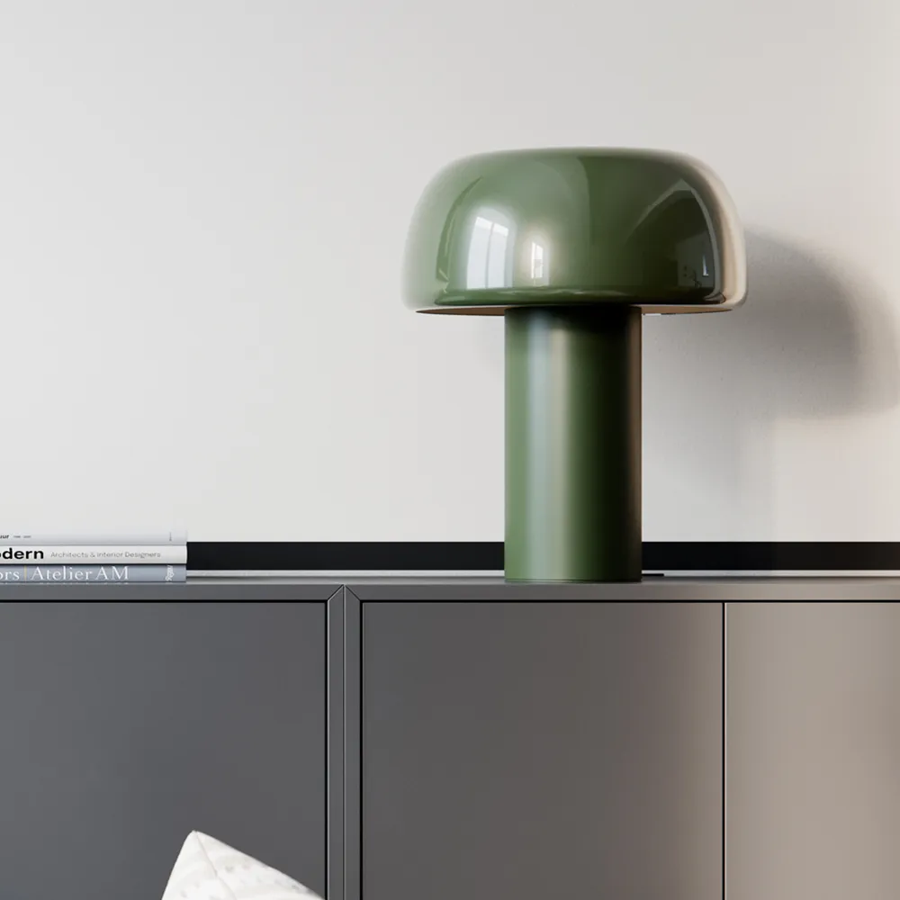 Lean on Me Tischleuchte Dunkelgrün