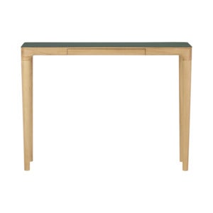 Heart'n'Soul Beistelltisch 110x30x82 Eiche/Moosgrün