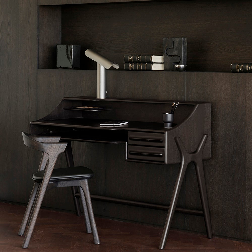 Flow Schreibtisch Mahagoni