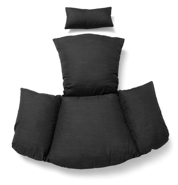 Tropfenkissen Dunkelgrau 