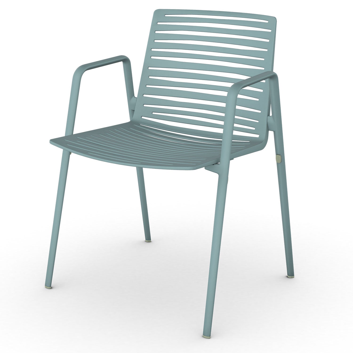 Zebra Armlehnstuhl Hellblau