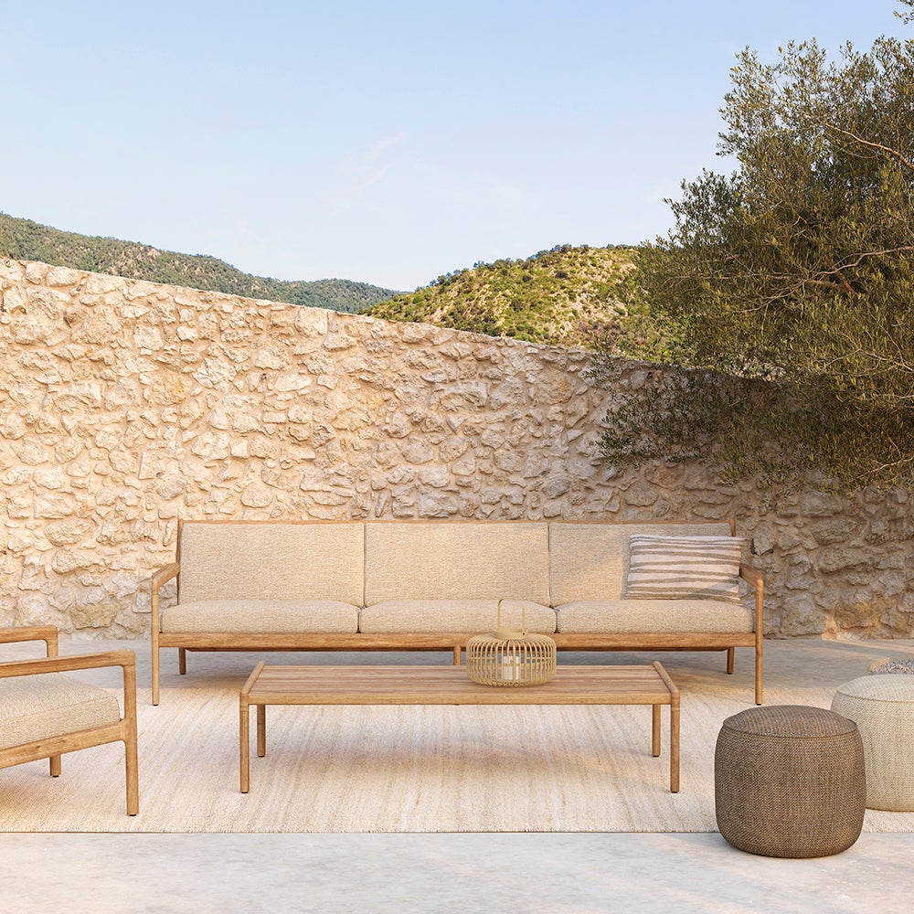 Jack Couchtisch 150x65 cm Teak