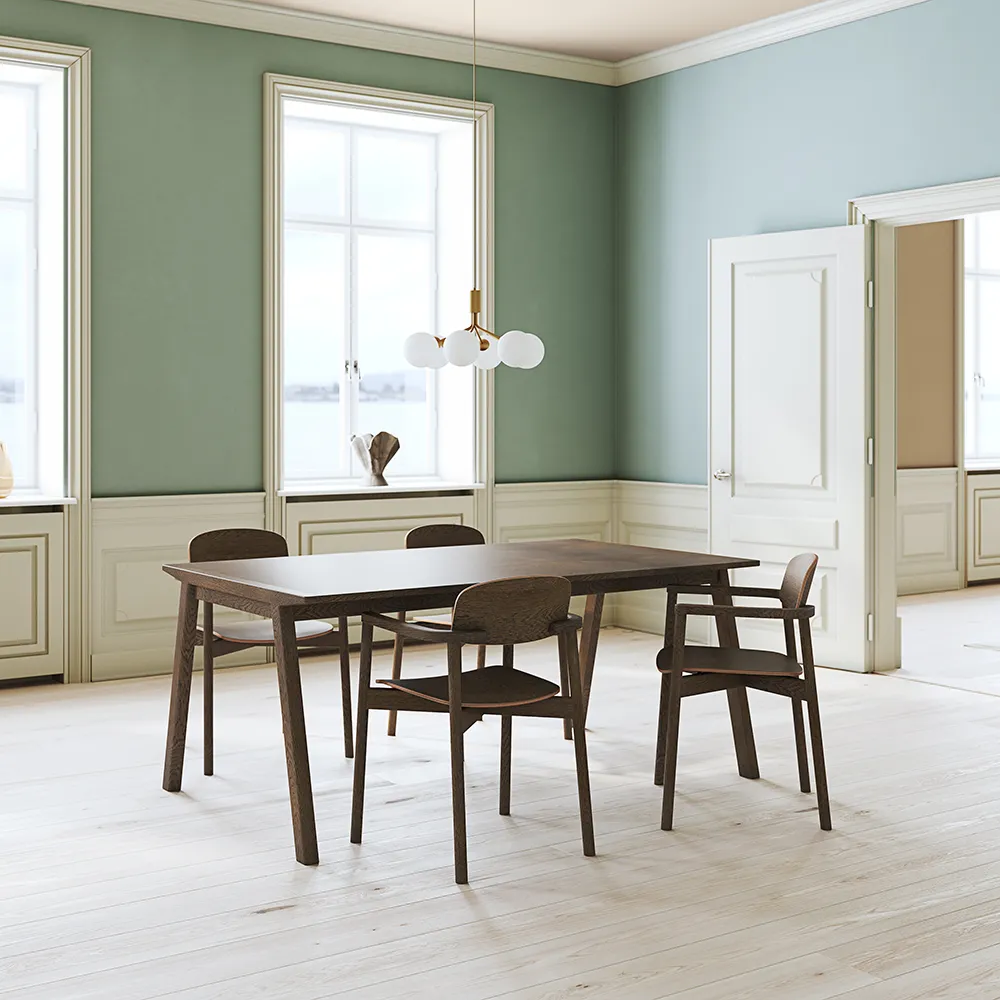 SM140 Esstisch 100x174 cm Eiche Mocca Braun 