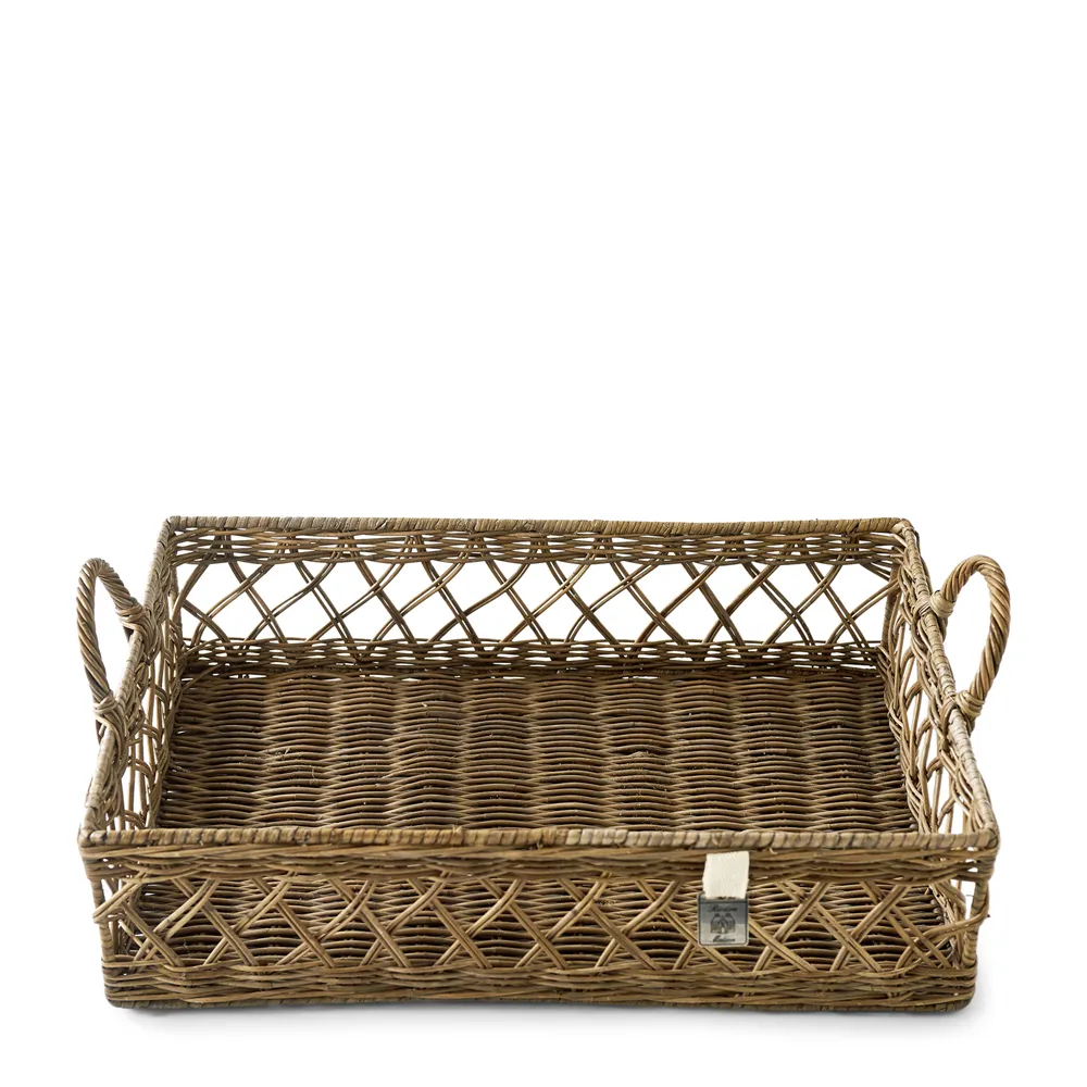 Rattan Tablett Avenue Pierre 45×30