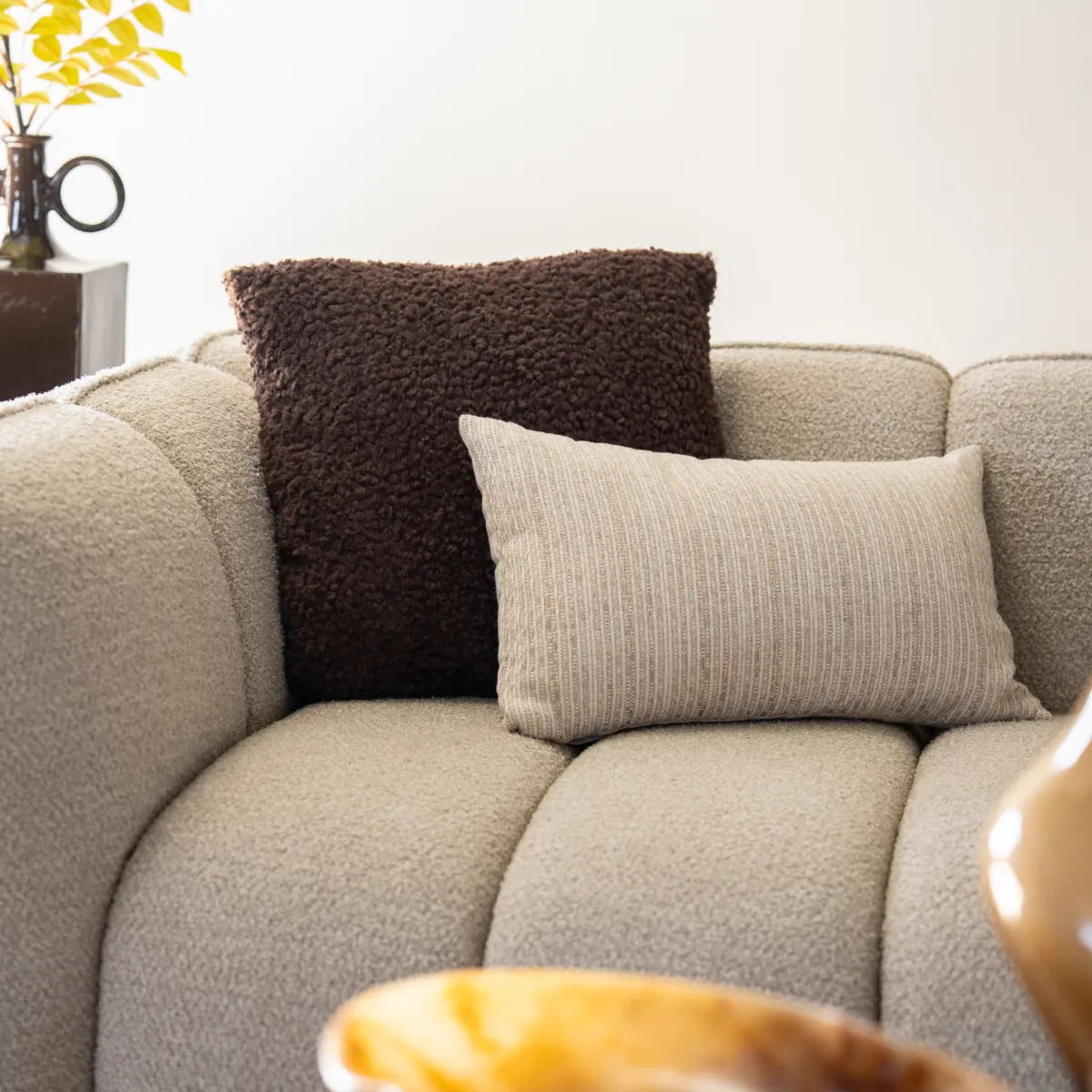 Dekokissen Clay 30x50 cm Beige