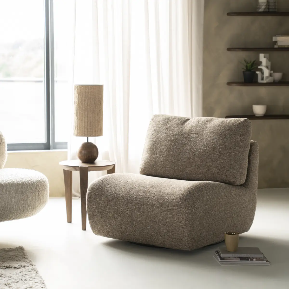 Lucia Loungesessel - taupe Donna