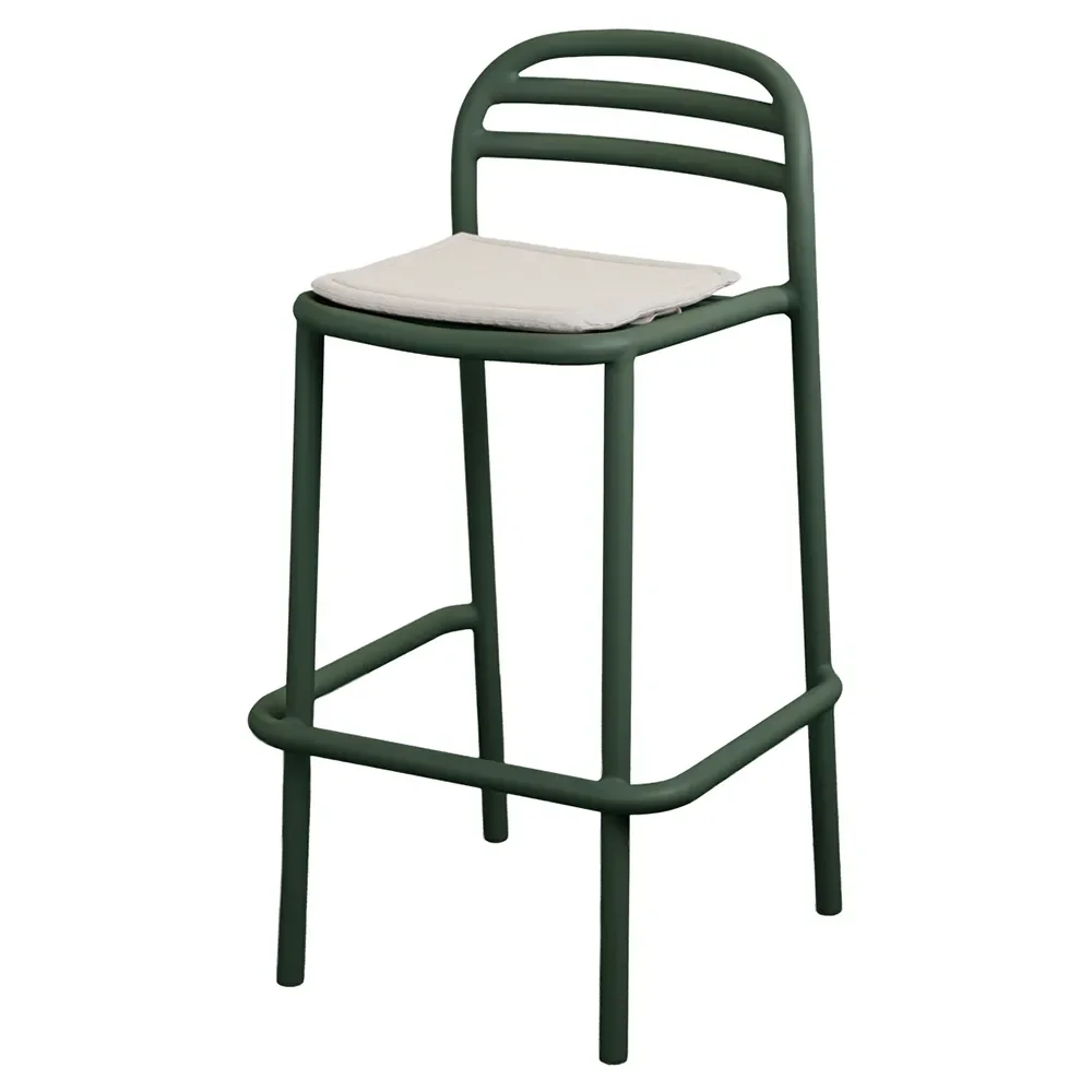 Bliss barstuhl, stapelbar Dark green, aluminium