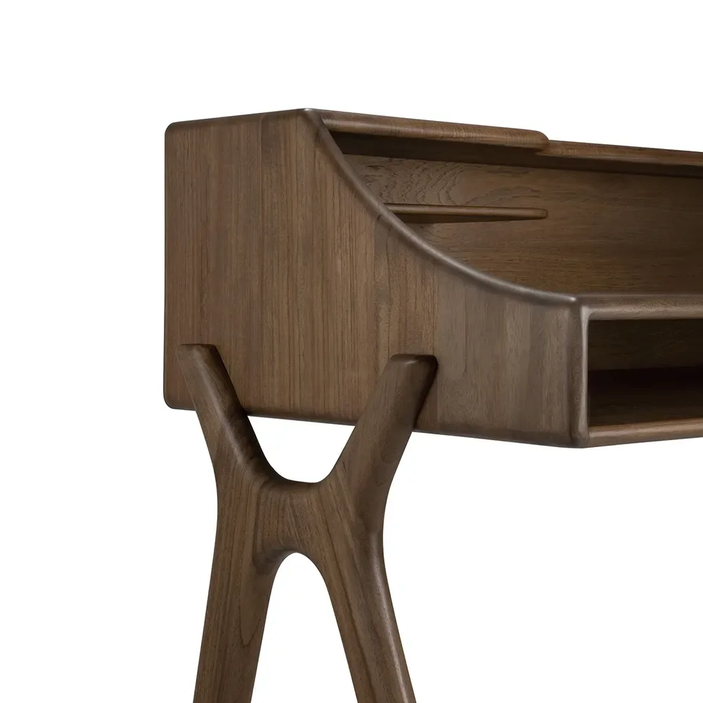 Schreibtisch aus Teak Flow Wild Brown